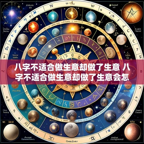 八字不适合做生意却做了生意 八字不适合做生意却做了生意会怎么样