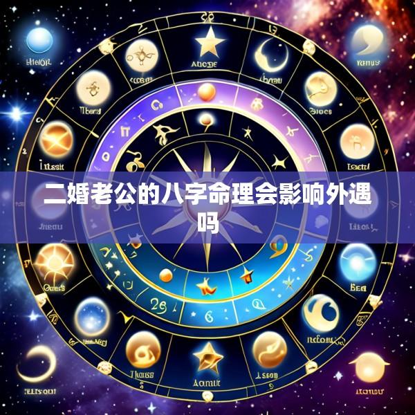 二婚老公的八字命理会影响外遇吗