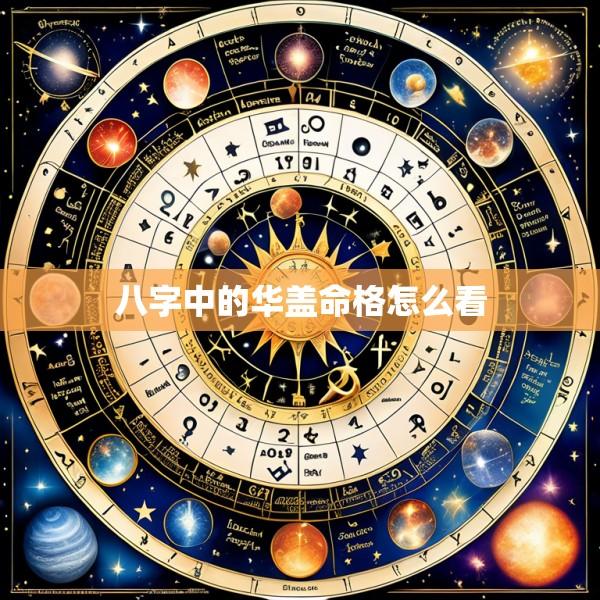 八字中的华盖命格怎么看