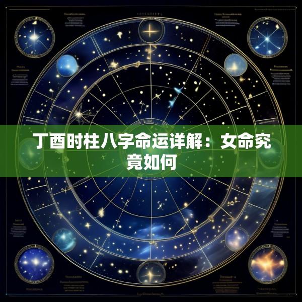 丁酉时柱八字命运详解：女命究竟如何