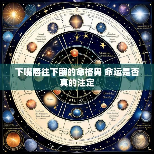 下嘴唇往下翻的命格男 命运是否真的注定