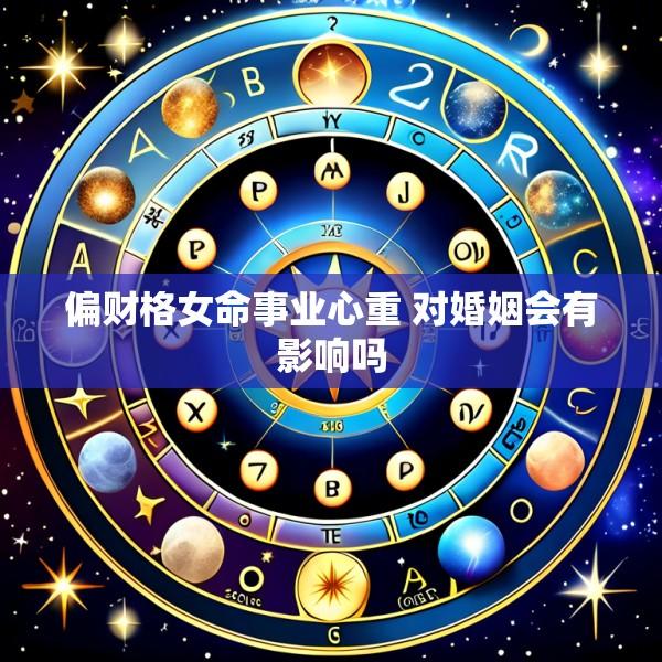 偏财格女命事业心重 对婚姻会有影响吗