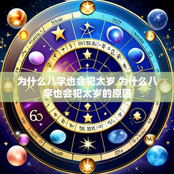 为什么八字也会犯太岁 为什么八字也会犯太岁的原因