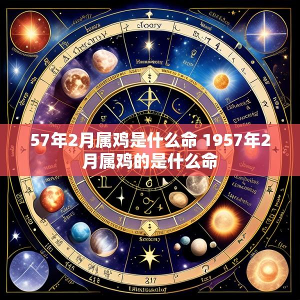 57年2月属鸡是什么命 1957年2月属鸡的是什么命