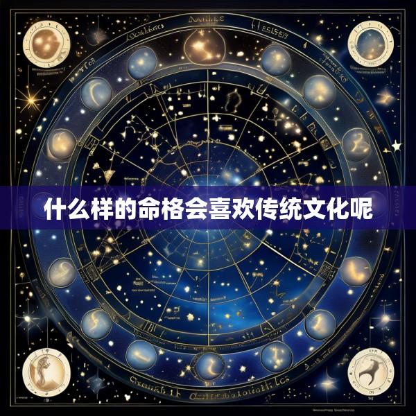 什么样的命格会喜欢传统文化呢