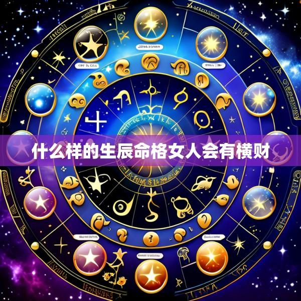 什么样的生辰命格女人会有横财