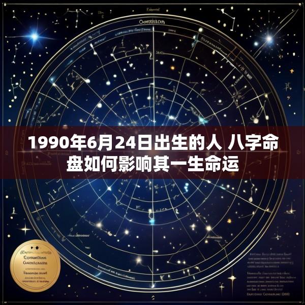 1990年6月24日出生的人 八字命盘如何影响其一生命运
