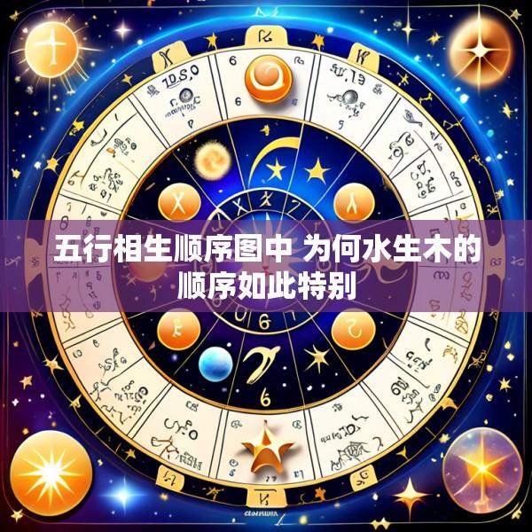 五行相生顺序图中 为何水生木的顺序如此特别