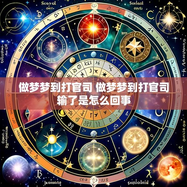 做梦梦到打官司 做梦梦到打官司输了是怎么回事