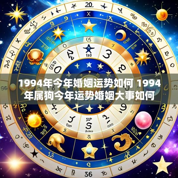 1994年今年婚姻运势如何 1994年属狗今年运势婚姻大事如何
