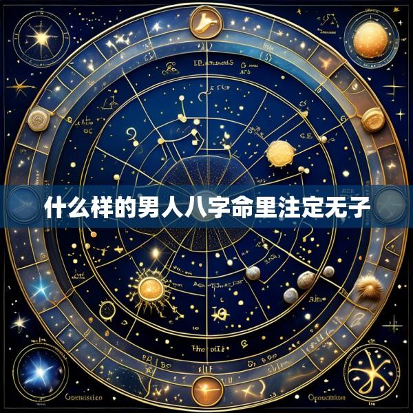 什么样的男人八字命里注定无子