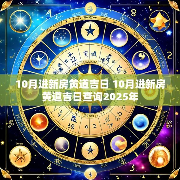 10月进新房黄道吉日 10月进新房黄道吉日查询2025年