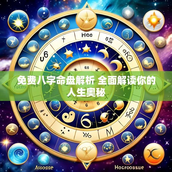 免费八字命盘解析 全面解读你的人生奥秘
