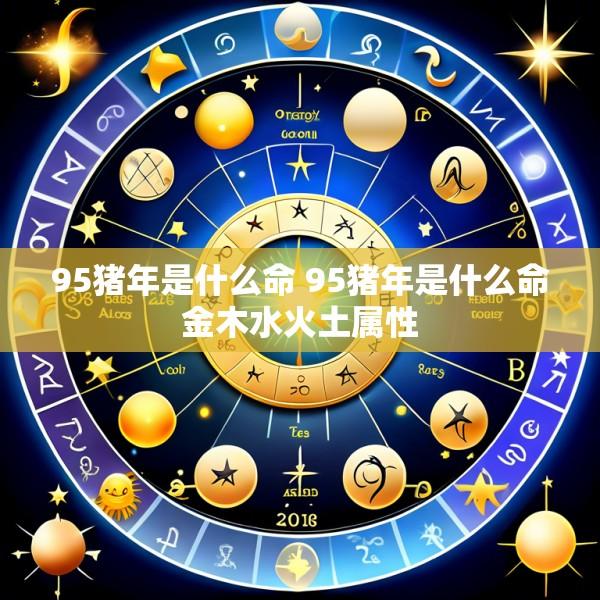 95猪年是什么命 95猪年是什么命金木水火土属性