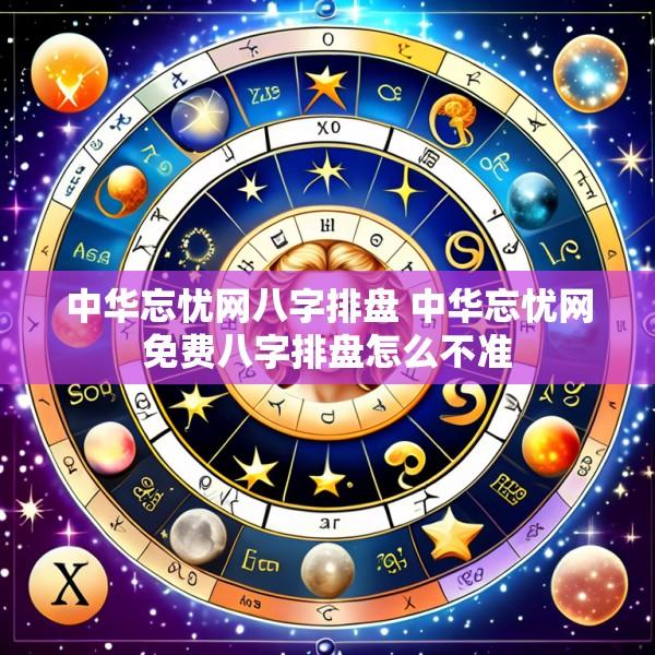 中华忘忧网八字排盘 中华忘忧网免费八字排盘怎么不准