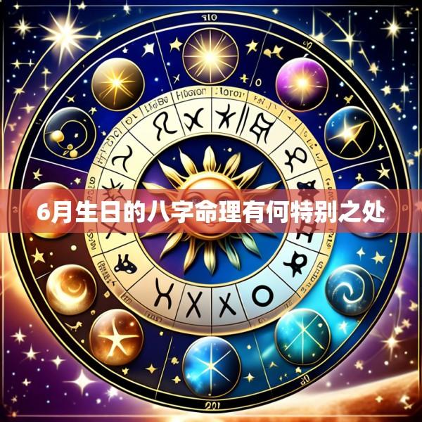 6月生日的八字命理有何特别之处