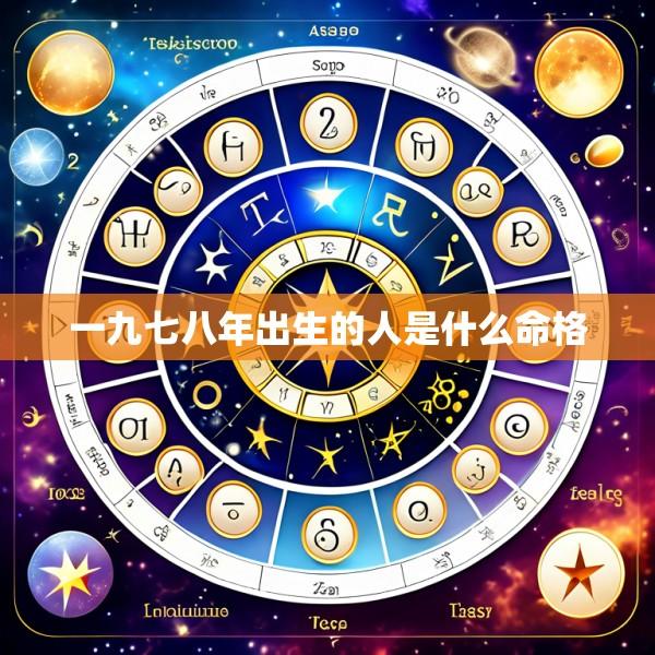 一九七八年出生的人是什么命格