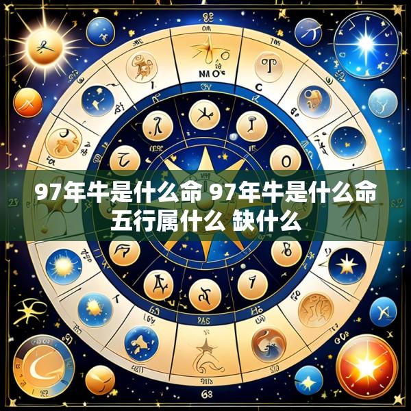 97年牛是什么命 97年牛是什么命五行属什么 缺什么