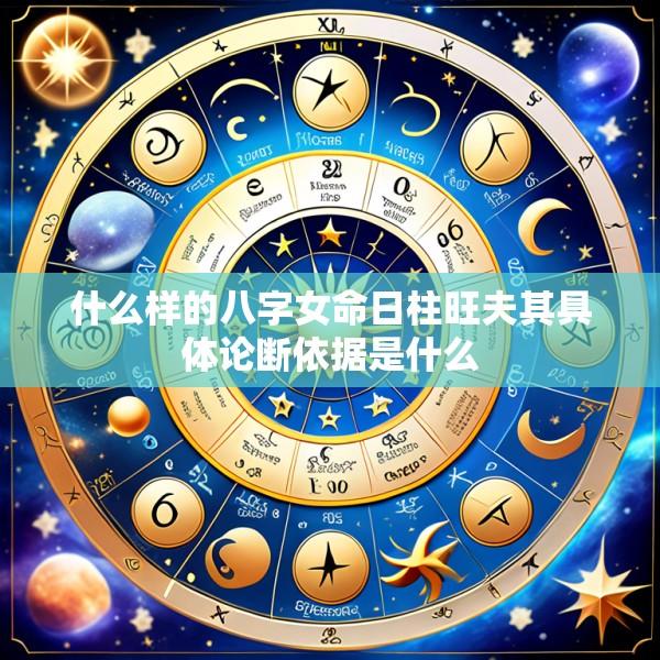 什么样的八字女命日柱旺夫其具体论断依据是什么