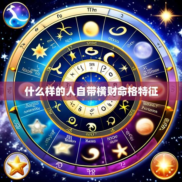 什么样的人自带横财命格特征