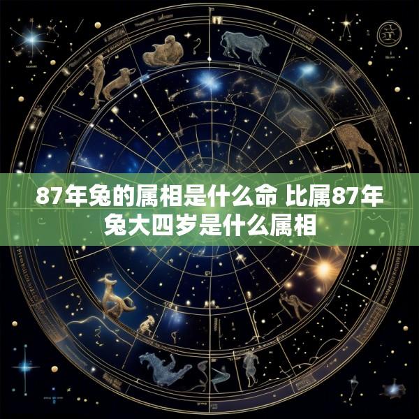 87年兔的属相是什么命 比属87年兔大四岁是什么属相