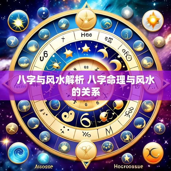 八字与风水解析 八字命理与风水的关系