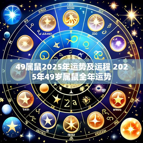 49属鼠2025年运势及运程 2025年49岁属鼠全年运势