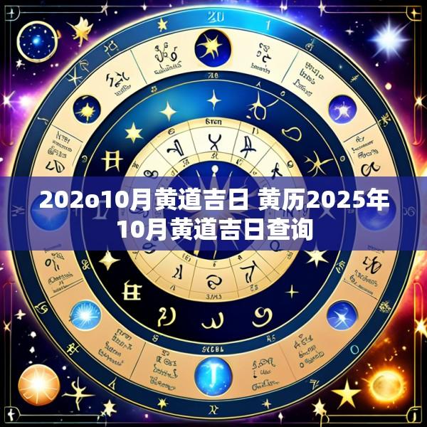 202o10月黄道吉日 黄历2025年10月黄道吉日查询