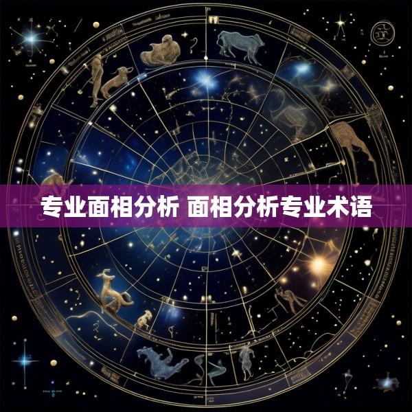 专业面相分析 面相分析专业术语