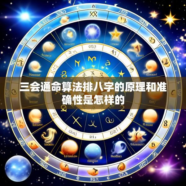 三会通命算法排八字的原理和准确性是怎样的