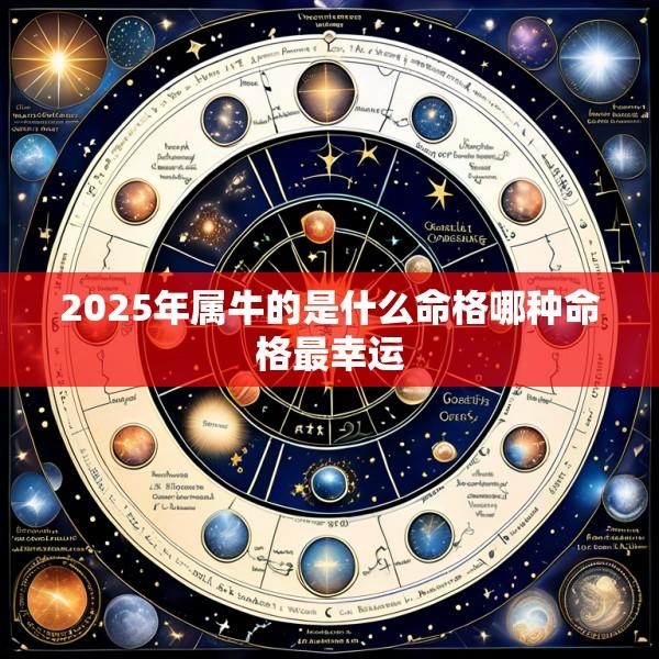 2025年属牛的是什么命格哪种命格最幸运