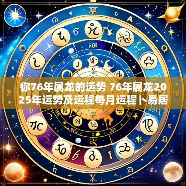 你76年属龙的运势 76年属龙2025年运势及运程每月运程卜易居