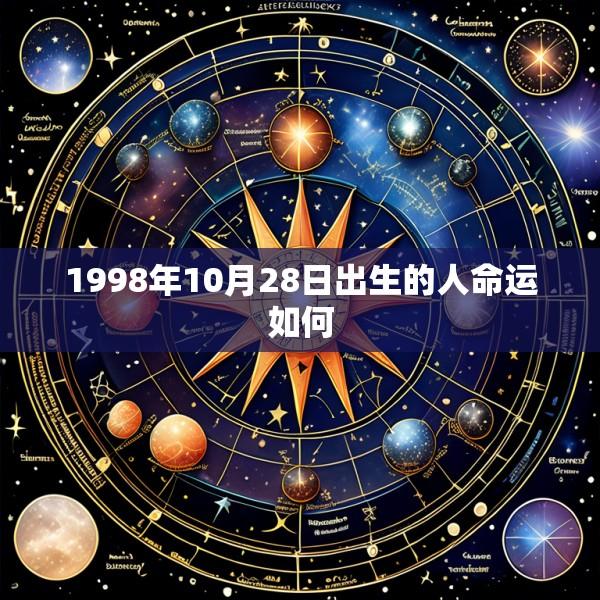 1998年10月28日出生的人命运如何