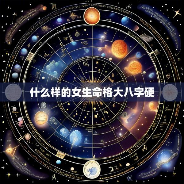 什么样的女生命格大八字硬