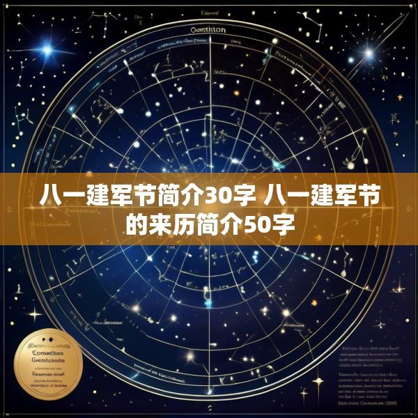 八一建军节简介30字 八一建军节的来历简介50字