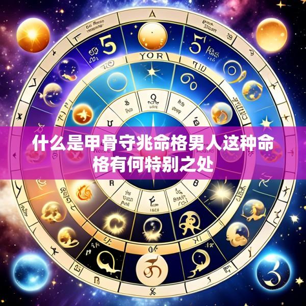 什么是甲骨守兆命格男人这种命格有何特别之处