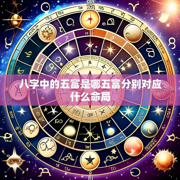 八字中的五富是哪五富分别对应什么命局