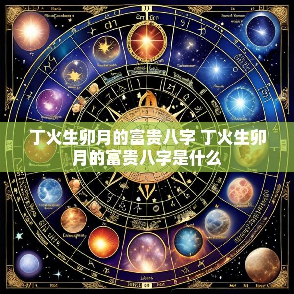 丁火生卯月的富贵八字 丁火生卯月的富贵八字是什么