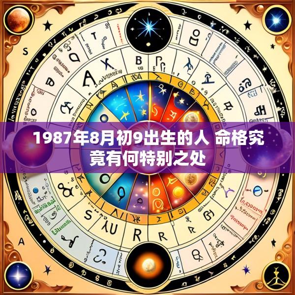 1987年8月初9出生的人 命格究竟有何特别之处