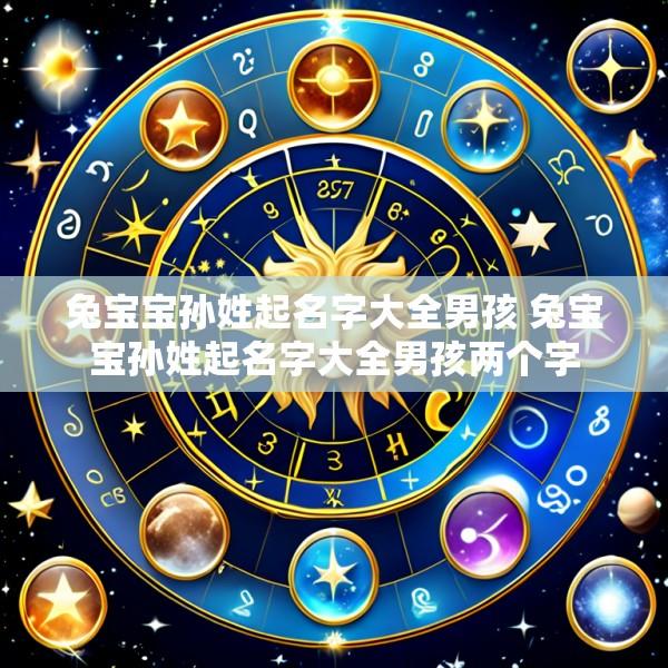 兔宝宝孙姓起名字大全男孩 兔宝宝孙姓起名字大全男孩两个字