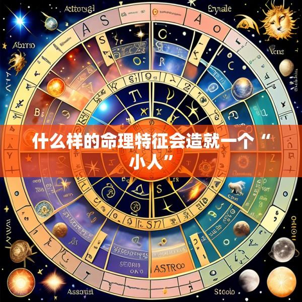 什么样的命理特征会造就一个“小人”