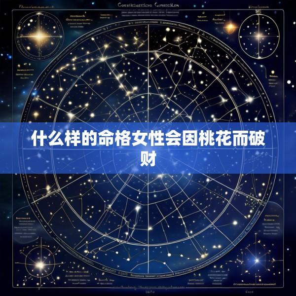 什么样的命格女性会因桃花而破财
