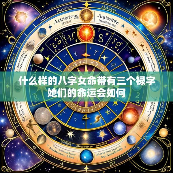 什么样的八字女命带有三个禄字她们的命运会如何