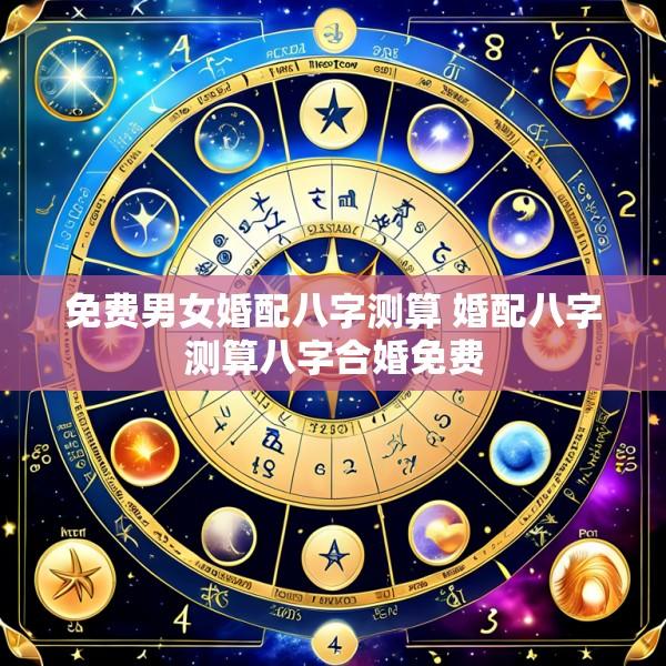 免费男女婚配八字测算 婚配八字测算八字合婚免费