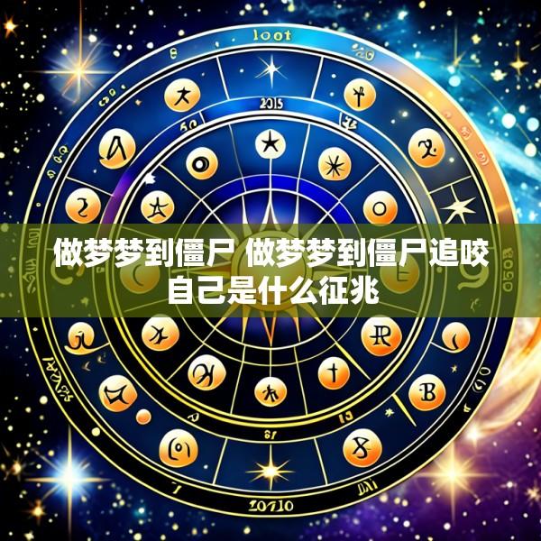 做梦梦到僵尸 做梦梦到僵尸追咬自己是什么征兆