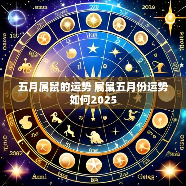 五月属鼠的运势 属鼠五月份运势如何2025