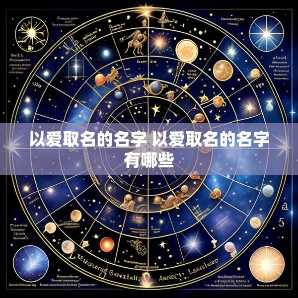 以爱取名的名字 以爱取名的名字有哪些