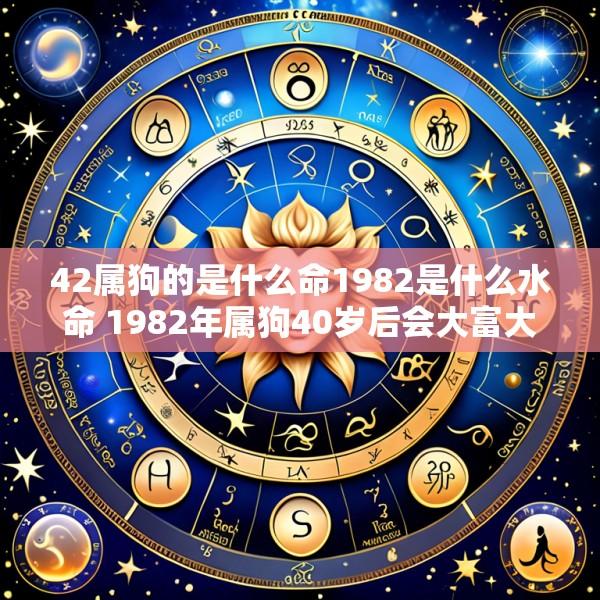 42属狗的是什么命1982是什么水命 1982年属狗40岁后会大富大贵吗何时交大运