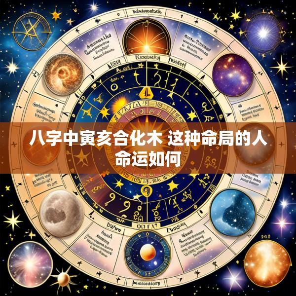 八字中寅亥合化木 这种命局的人命运如何