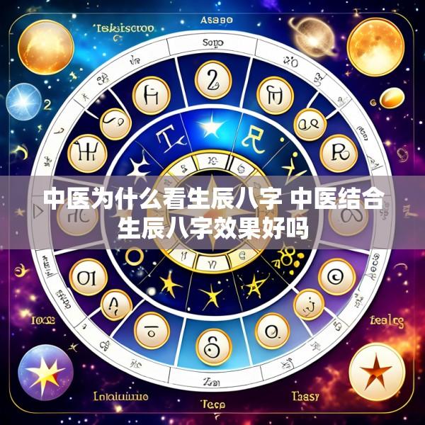 中医为什么看生辰八字 中医结合生辰八字效果好吗